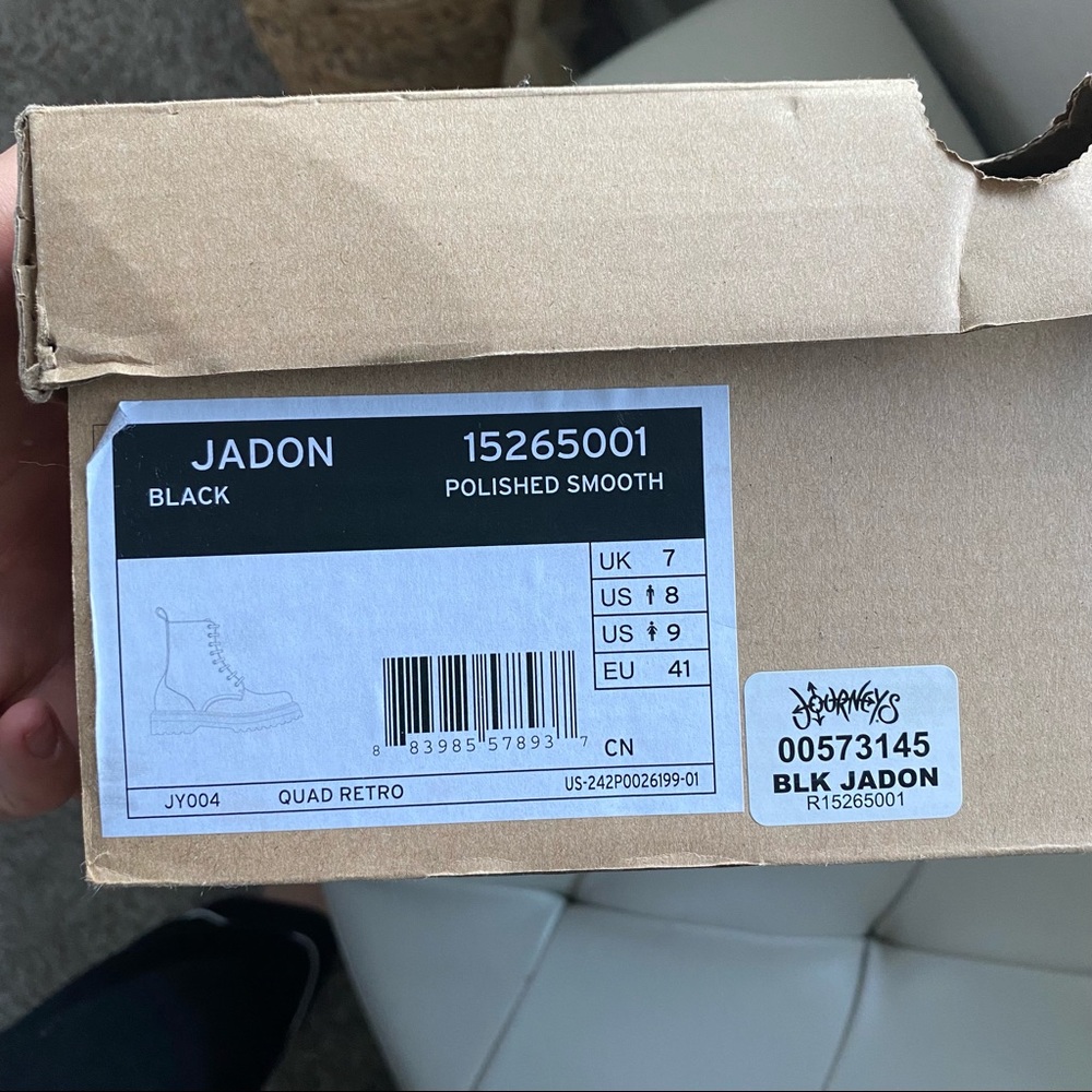 SOLD Dr Martens Black JADON BOOTS 9 🖤 - Picture 7 of 7